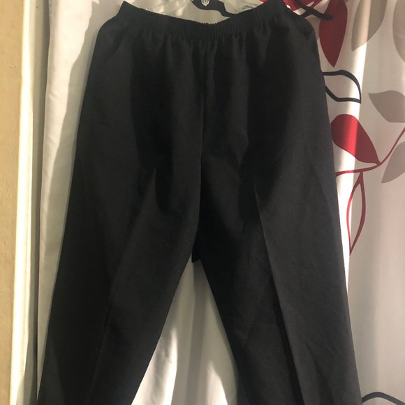 Briggs Petite Women Black Size 12P Pants - Picture 1 of 5